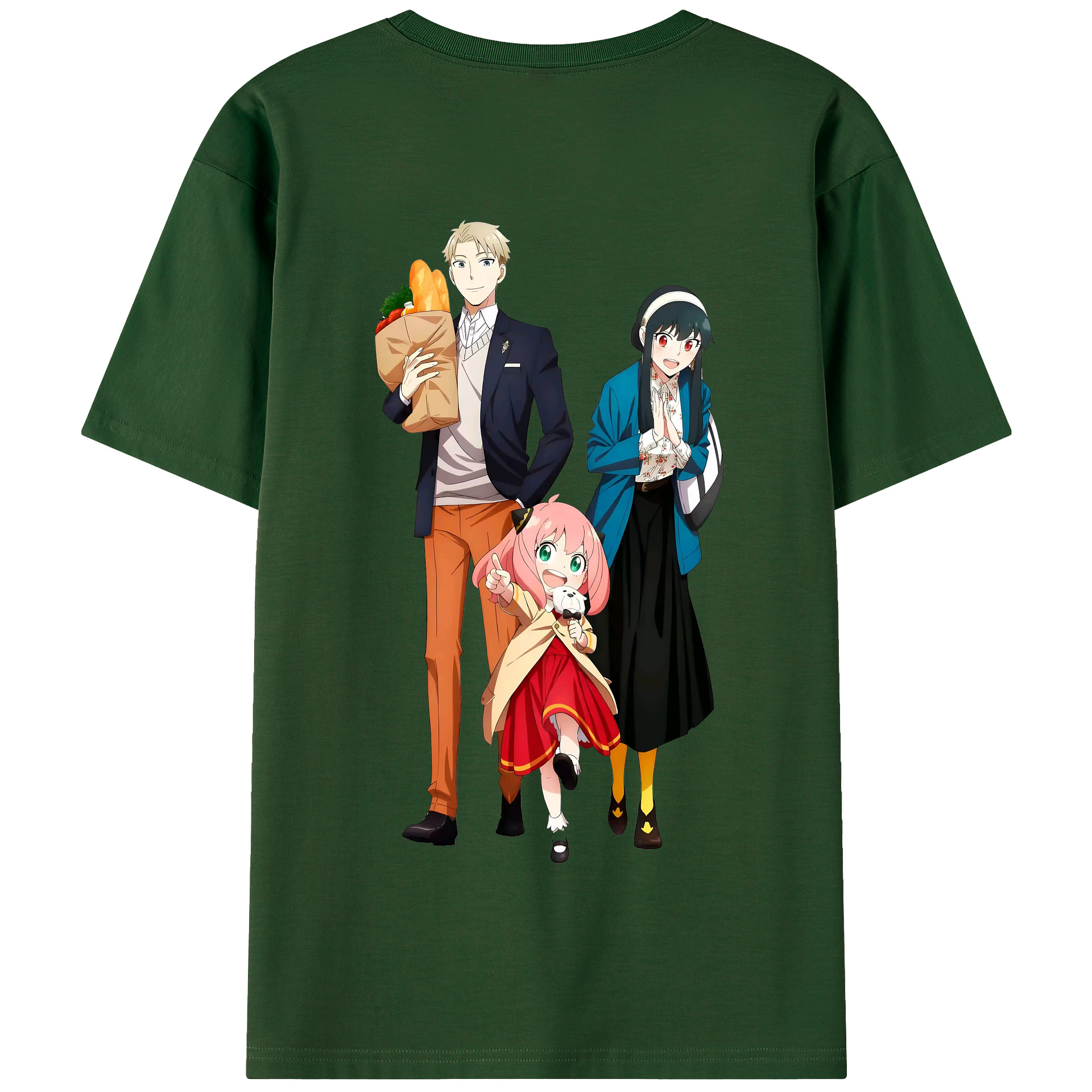（画像用） SPY×FAMILY间谍家家酒 綿100％半袖Tシャツ（背面プリント）